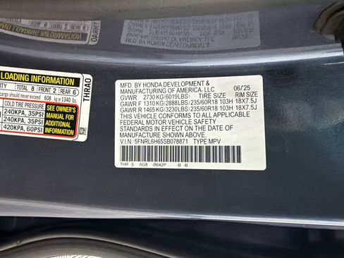 Used 2025 Honda Odyssey EX-L image 35