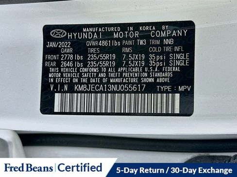 Certified 2022 Hyundai Tucson Limited image 36