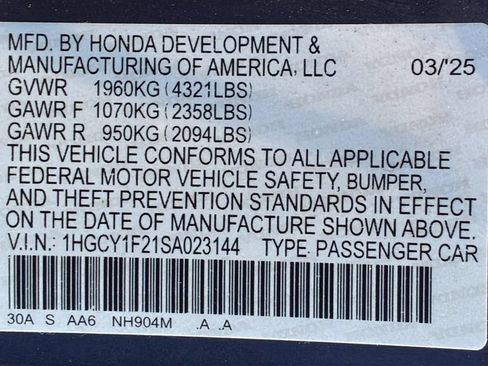 Used 2025 Honda Accord LX image 27