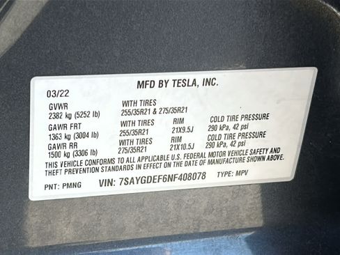 Used 2022 Tesla Model Y Performance AWD/4WD image 29