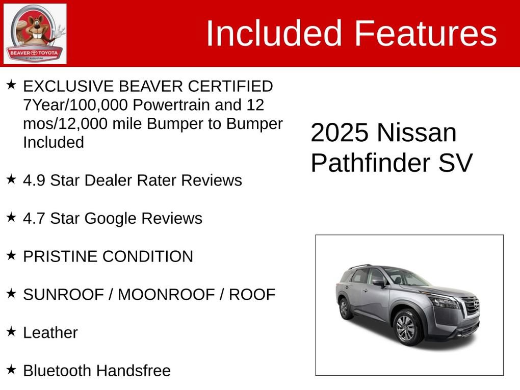 Used 2025 Nissan Pathfinder SV FWD image 4