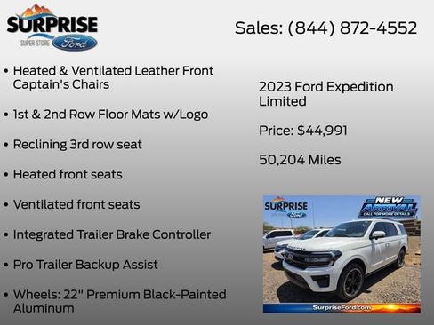 Used 2023 Ford Expedition Limited RWD image 19