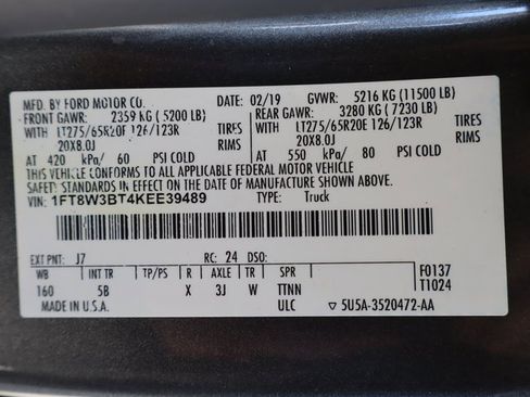 Used 2019 Ford F350 Lariat w/ Lariat Ultimate Package image 68