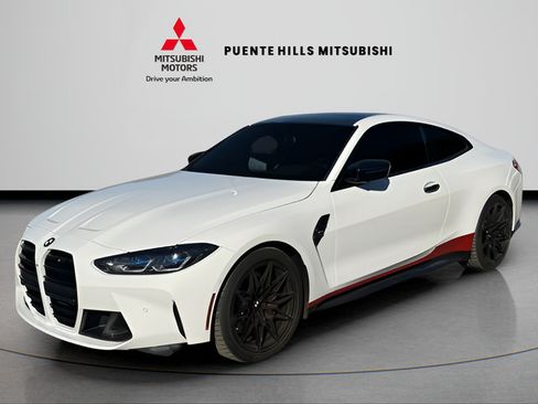 Used 2021 BMW M4 Coupe w/ Executive Package RWD image 1
