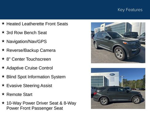 Used 2022 Ford Explorer XLT w/ Equipment Group 202A image 9