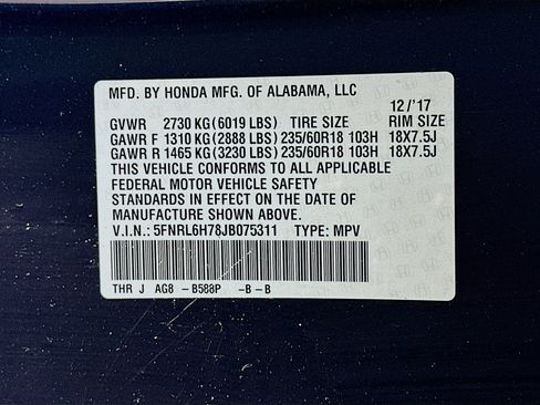 Used 2018 Honda Odyssey EX-L image 12