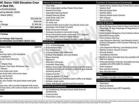 Used 2024 GMC Sierra 1500 Elevation AWD/4WD image 35