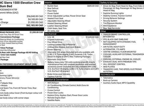 Used 2021 GMC Sierra 1500 Elevation w/ X31 Off-Road Package AWD/4WD image 33