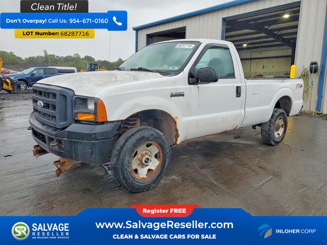 Used 2006 Ford F250 4x4 Regular Cab Super Duty image 1