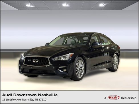 Used 2018 INFINITI Q50 Luxe w/ Essential Package (3.0T Luxe) AWD/4WD image 1