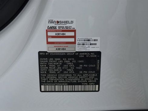 New 2026 Volkswagen Atlas Peak Edition AWD/4WD image 36
