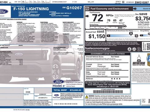 Certified 2025 Ford F150 Lightning Flash AWD/4WD image 5