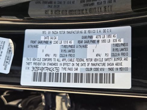 Used 2024 MAZDA MAZDA3 s image 23