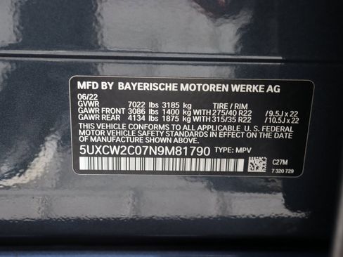 Used 2022 BMW X7 xDrive40i w/ M Sport Package image 54