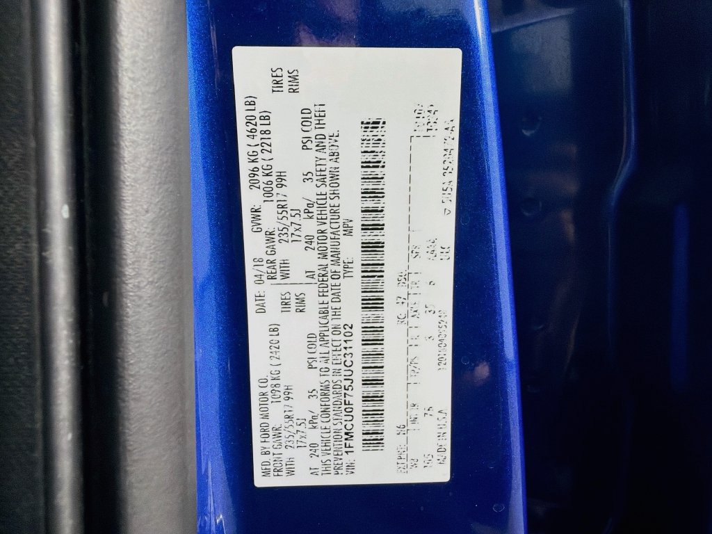 Used 2018 Ford Escape S FWD image 39