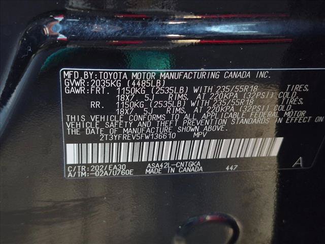 Used 2015 Toyota RAV4 Limited FWD image 23