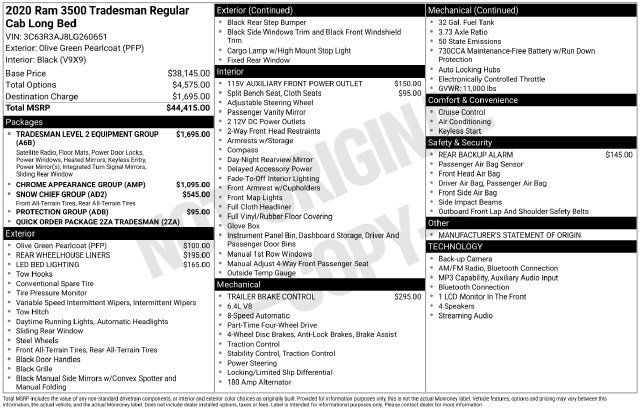 Used 2020 RAM 3500 Tradesman AWD/4WD image 26