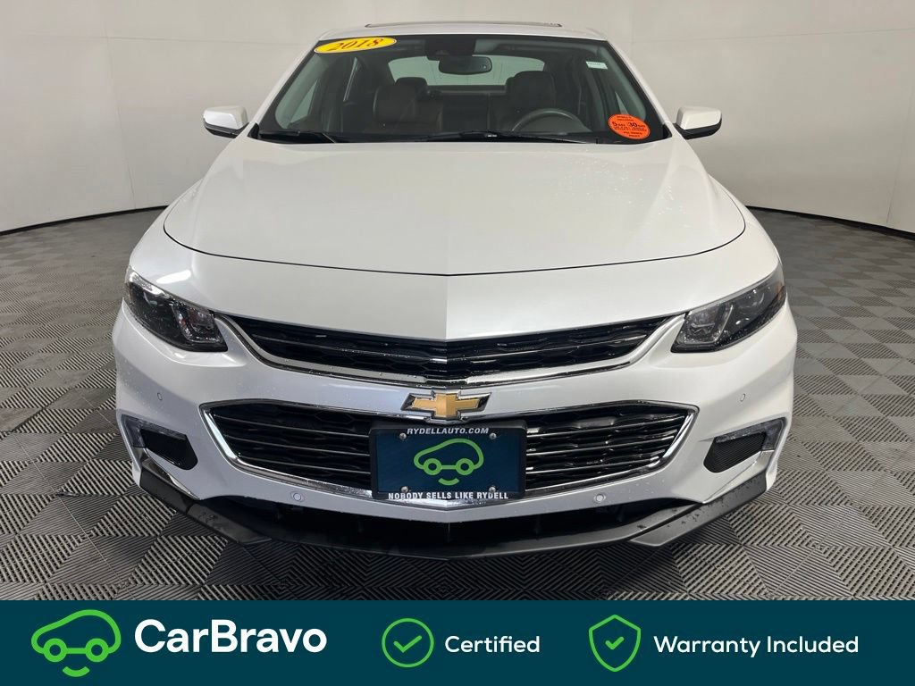 Certified 2018 Chevrolet Malibu Premier w/ Premier Sun and Wheel Package FWD image 13