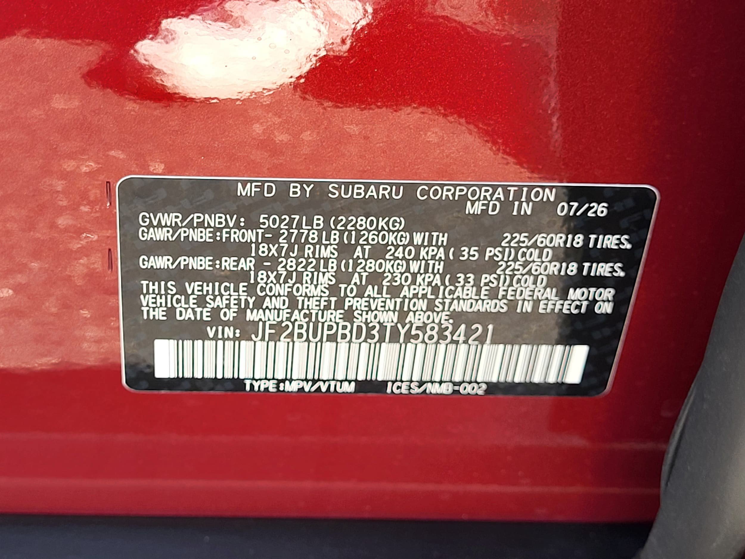 New 2026 Subaru Outback Premium AWD/4WD image 11