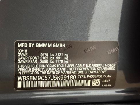 Used 2018 BMW M3 w/ Competition Package RWD image 31
