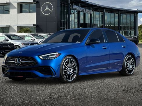 Certified 2022 Mercedes-Benz C 300 Sedan w/ AMG Line w/ Night Package image 8