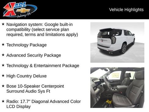 New 2026 Chevrolet Tahoe High Country image 3