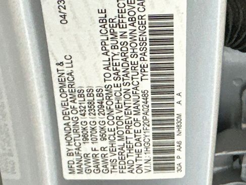 Used 2023 Honda Accord LX image 12