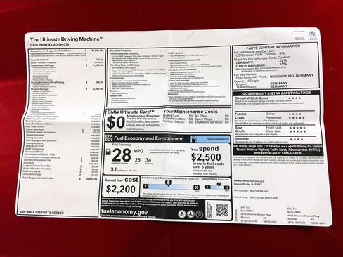 New 2026 BMW X1 xDrive28i w/ M Sport Package image 22