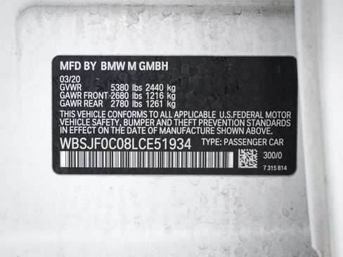 Used 2020 BMW M5 w/ Executive Package AWD/4WD image 36