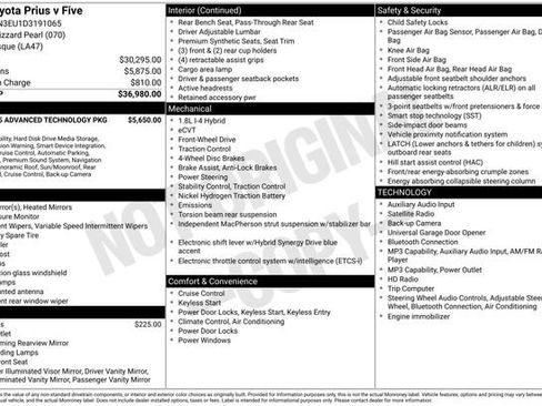 Used 2013 Toyota Prius V Five image 12