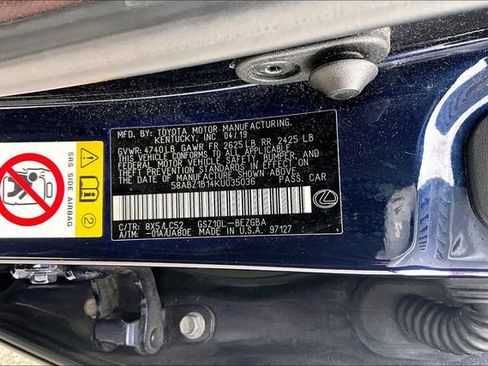 Used 2019 Lexus ES 350 Ultra Luxury w/ Accessory Package FWD image 32
