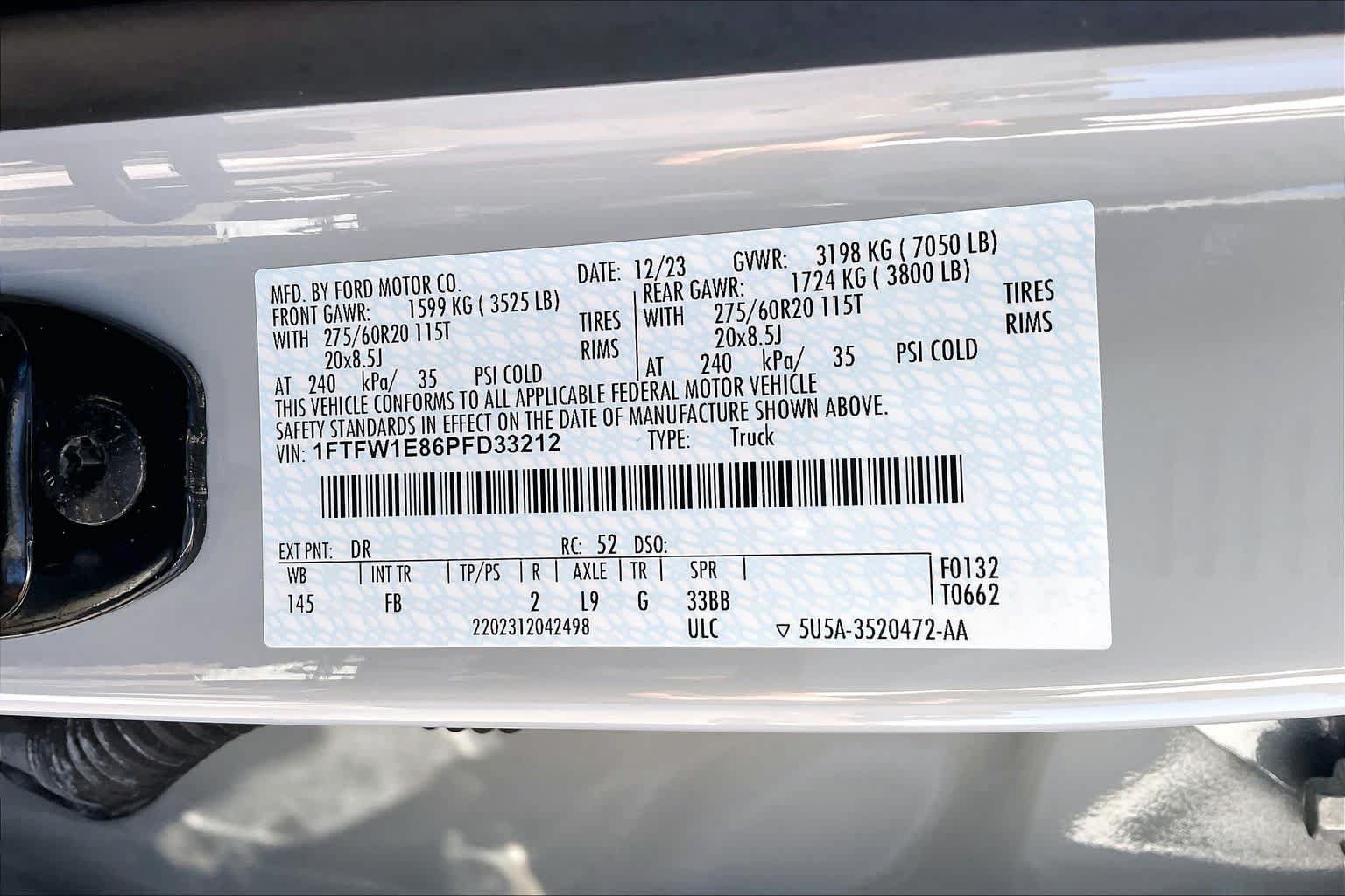 Used 2023 Ford F150 XLT w/ Equipment Group 302A High AWD/4WD image 34