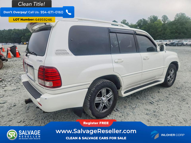 Used 2007 Lexus LX 470 4WD w/ Preferred Accessory Pkg image 4
