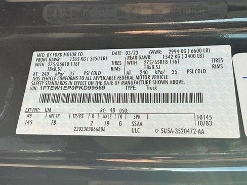 Certified 2023 Ford F150 XLT w/ Equipment Group 302A High image 27