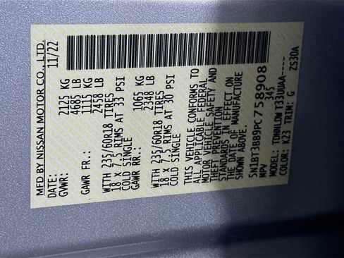 Used 2023 Nissan Rogue SV w/ SV Premium Package image 12