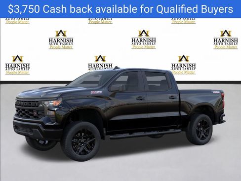 New 2026 Chevrolet Silverado 1500 Custom Trail Boss w/ Turbomax Blackout Package AWD/4WD image 2