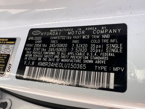 Used 2020 Hyundai Palisade SEL FWD image 39