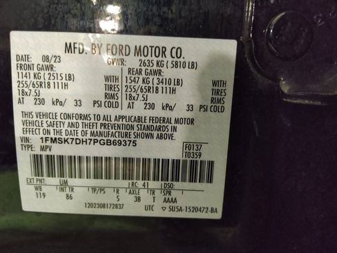 Used 2023 Ford Explorer XLT RWD image 33