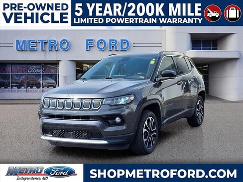 Used 2022 Jeep Compass Limited w/ Sun and Sound Group image 8