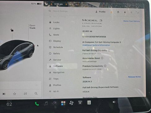 Used 2021 Tesla Model 3 Long Range AWD/4WD image 2
