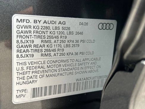 New 2026 Audi Q3 quattro 2.0T AWD/4WD image 57