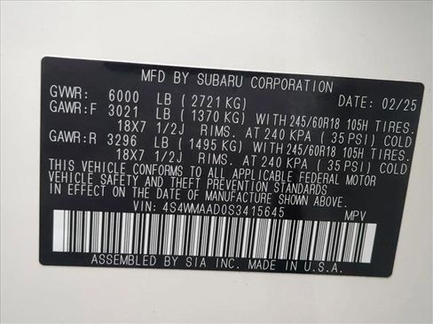 Certified 2025 Subaru Ascent Premium image 26