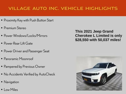 Used 2021 Jeep Grand Cherokee L Limited image 14