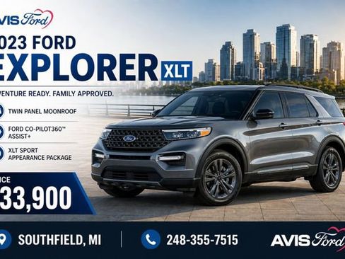 Used 2023 Ford Explorer XLT w/ Equipment Group 202A AWD/4WD image 1