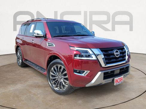 Used 2024 Nissan Armada Platinum w/ Captain's Chairs Package RWD image 4
