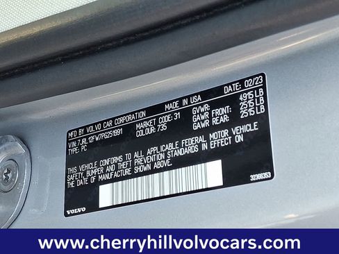 Certified 2023 Volvo S60 B5 Plus w/ Climate Package image 28