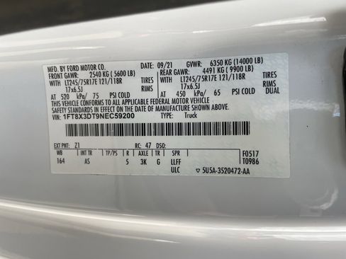 Used 2022 Ford F350 XL w/ STX Appearance Package image 46