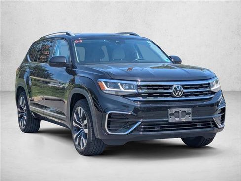 Used 2021 Volkswagen Atlas SEL R-Line AWD/4WD image 3