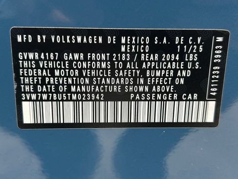 Used 2026 Volkswagen Jetta SE w/ Black Wheel Package FWD image 48