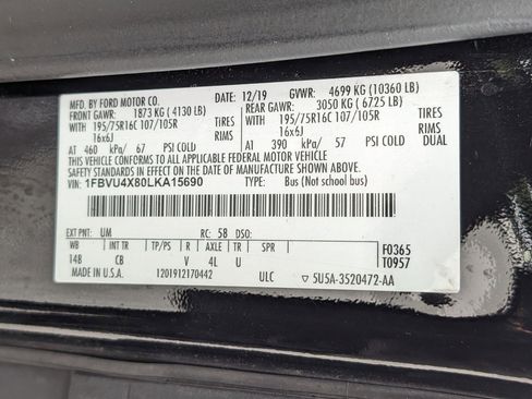 Used 2020 Ford Transit 350 XLT image 3